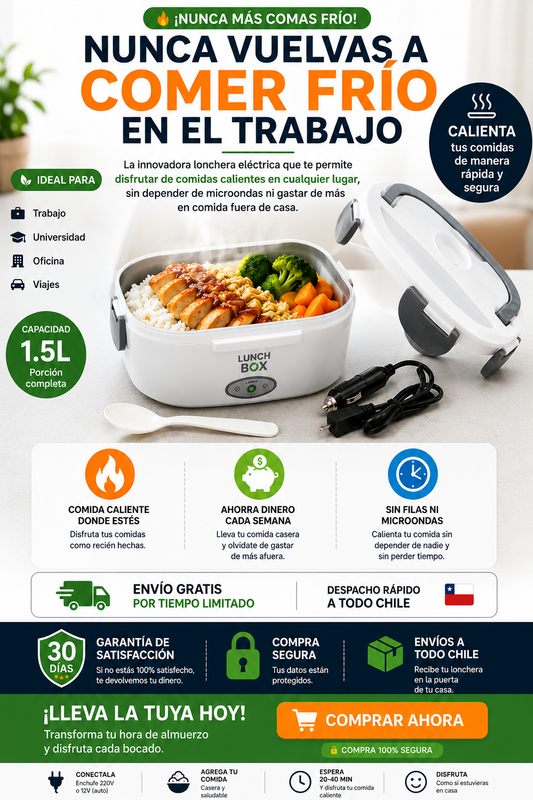 LunchNova ⭐Lleva tus comidas favoritas y mantenlas listas para disfrutar